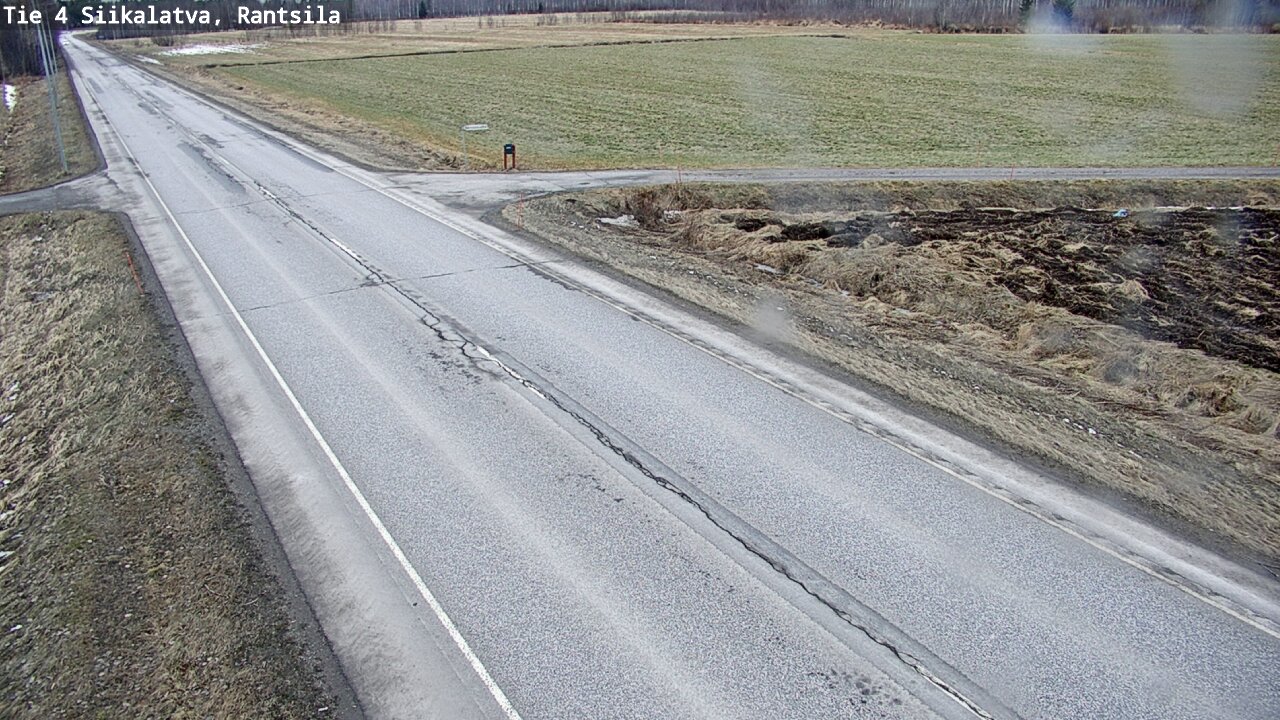 Weather Camera Image Road 4 Siikalatva, Rantsila, Siikalatva, Pohjois-Pohjanmaa