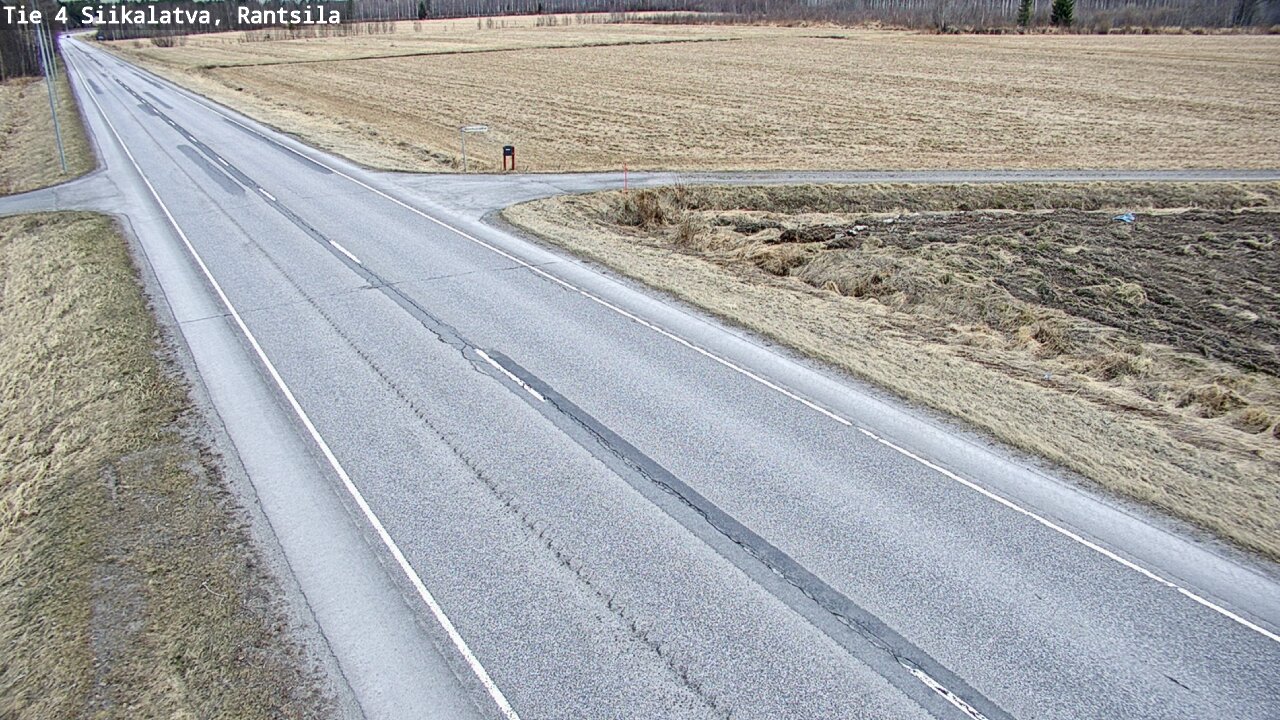 Weather Camera Image Road 4 Siikalatva, Rantsila, Siikalatva, Pohjois-Pohjanmaa