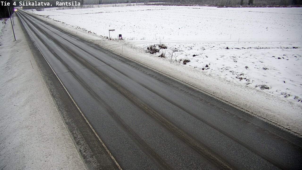 Weather Camera Image Väg 4 Siikalatva, Rantsila, Siikalatva, Pohjois-Pohjanmaa