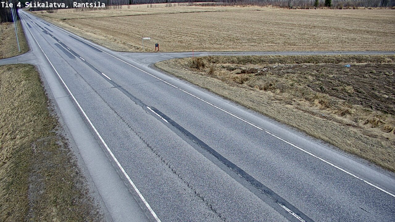 Weather Camera Image Road 4 Siikalatva, Rantsila, Siikalatva, Pohjois-Pohjanmaa