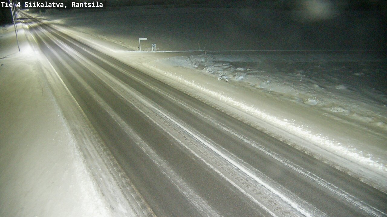 Weather Camera Image Road 4 Siikalatva, Rantsila, Siikalatva, Pohjois-Pohjanmaa
