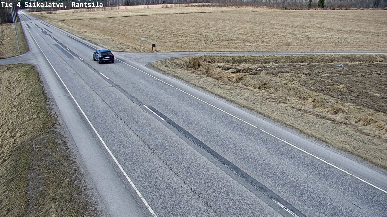 Weather Camera Image Väg 4 Siikalatva, Rantsila, Siikalatva, Pohjois-Pohjanmaa