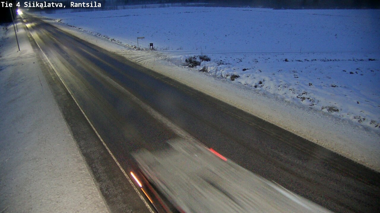 Weather Camera Image Road 4 Siikalatva, Rantsila, Siikalatva, Pohjois-Pohjanmaa