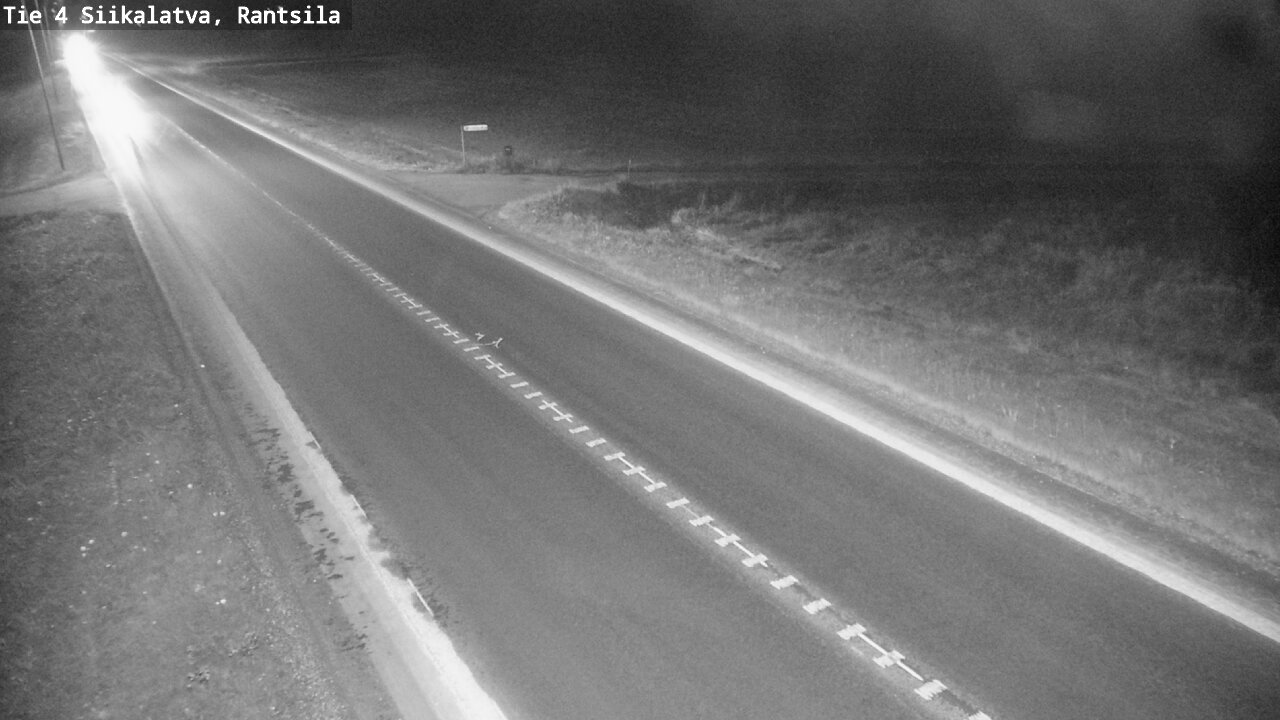 Weather Camera Image Road 4 Siikalatva, Rantsila, Siikalatva, Pohjois-Pohjanmaa
