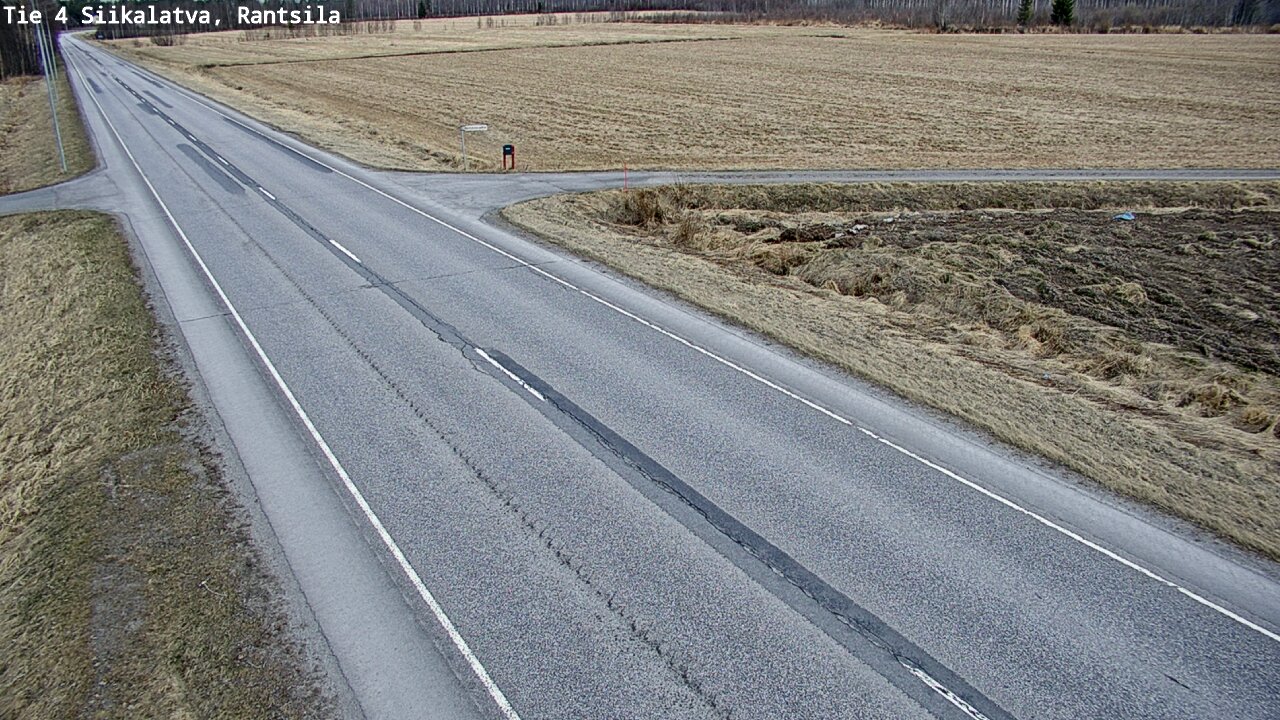 Weather Camera Image Road 4 Siikalatva, Rantsila, Siikalatva, Pohjois-Pohjanmaa