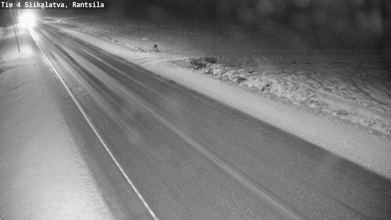 Weather Camera Image Väg 4 Siikalatva, Rantsila, Siikalatva, Pohjois-Pohjanmaa