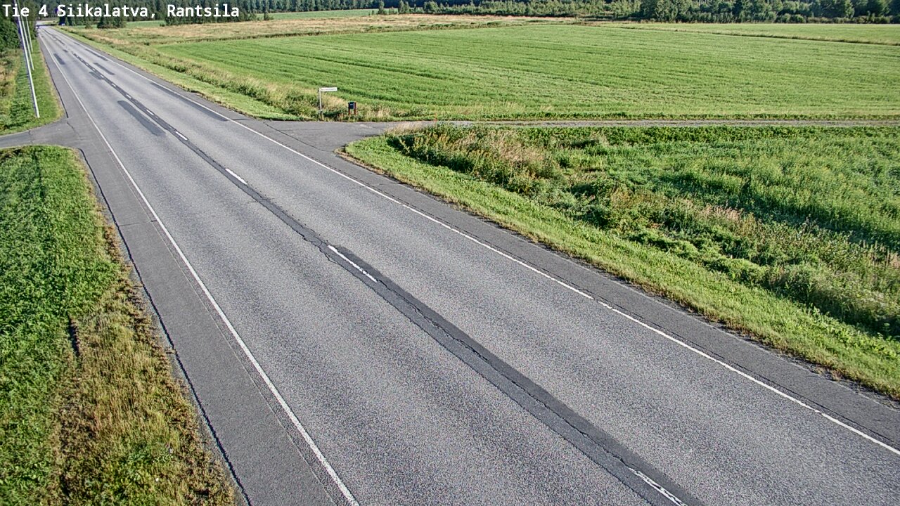 Weather Camera Image Road 4 Siikalatva, Rantsila, Siikalatva, Pohjois-Pohjanmaa