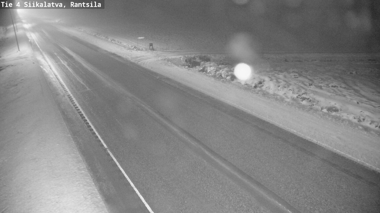 Weather Camera Image Väg 4 Siikalatva, Rantsila, Siikalatva, Pohjois-Pohjanmaa