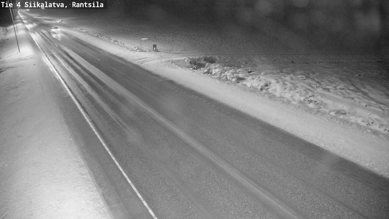 Weather Camera Image Väg 4 Siikalatva, Rantsila, Siikalatva, Pohjois-Pohjanmaa