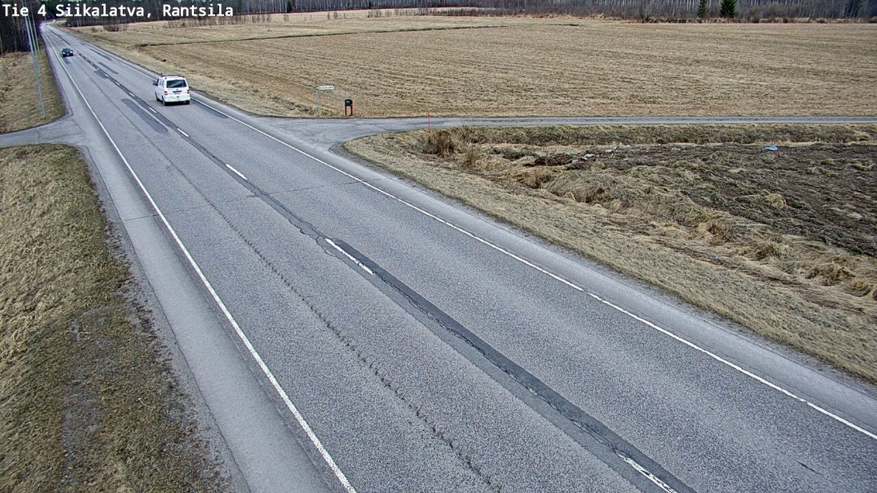 Weather Camera Image Road 4 Siikalatva, Rantsila, Siikalatva, Pohjois-Pohjanmaa