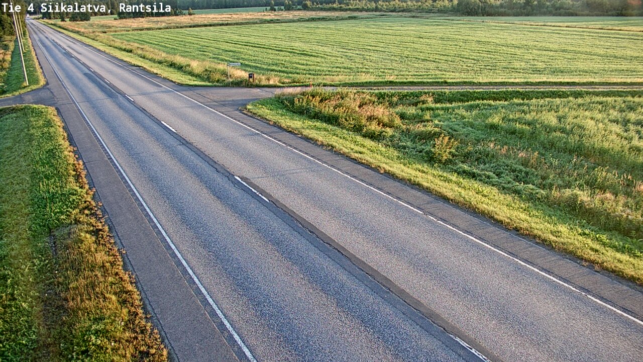 Weather Camera Image Road 4 Siikalatva, Rantsila, Siikalatva, Pohjois-Pohjanmaa