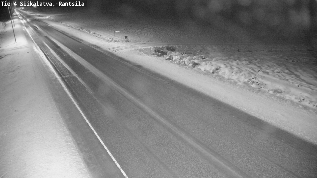 Weather Camera Image Väg 4 Siikalatva, Rantsila, Siikalatva, Pohjois-Pohjanmaa