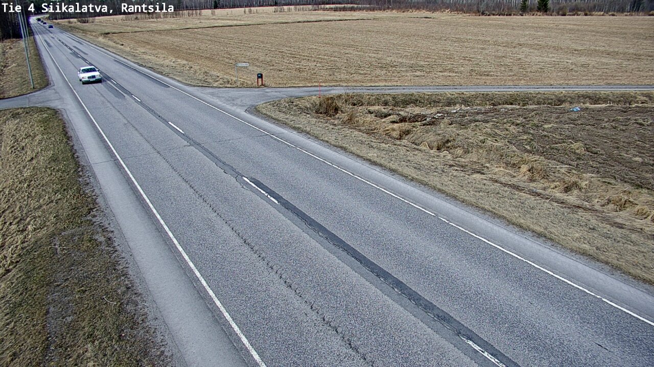 Weather Camera Image Väg 4 Siikalatva, Rantsila, Siikalatva, Pohjois-Pohjanmaa