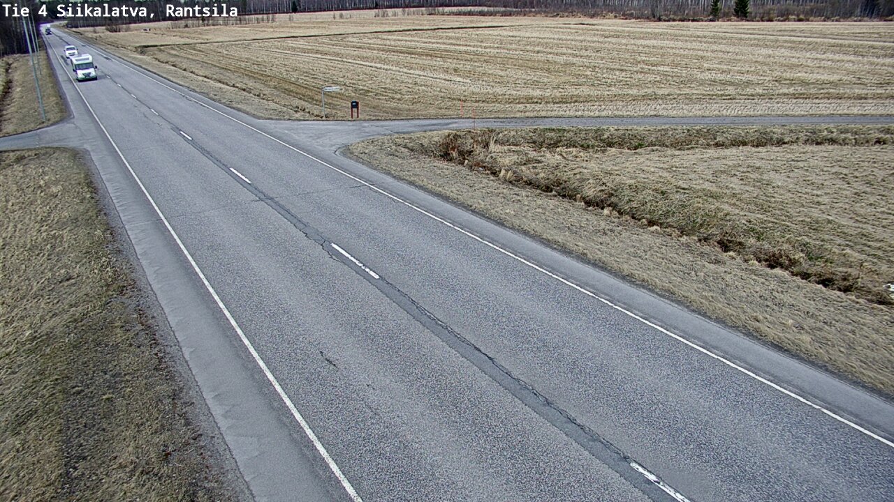 Weather Camera Image Väg 4 Siikalatva, Rantsila, Siikalatva, Pohjois-Pohjanmaa