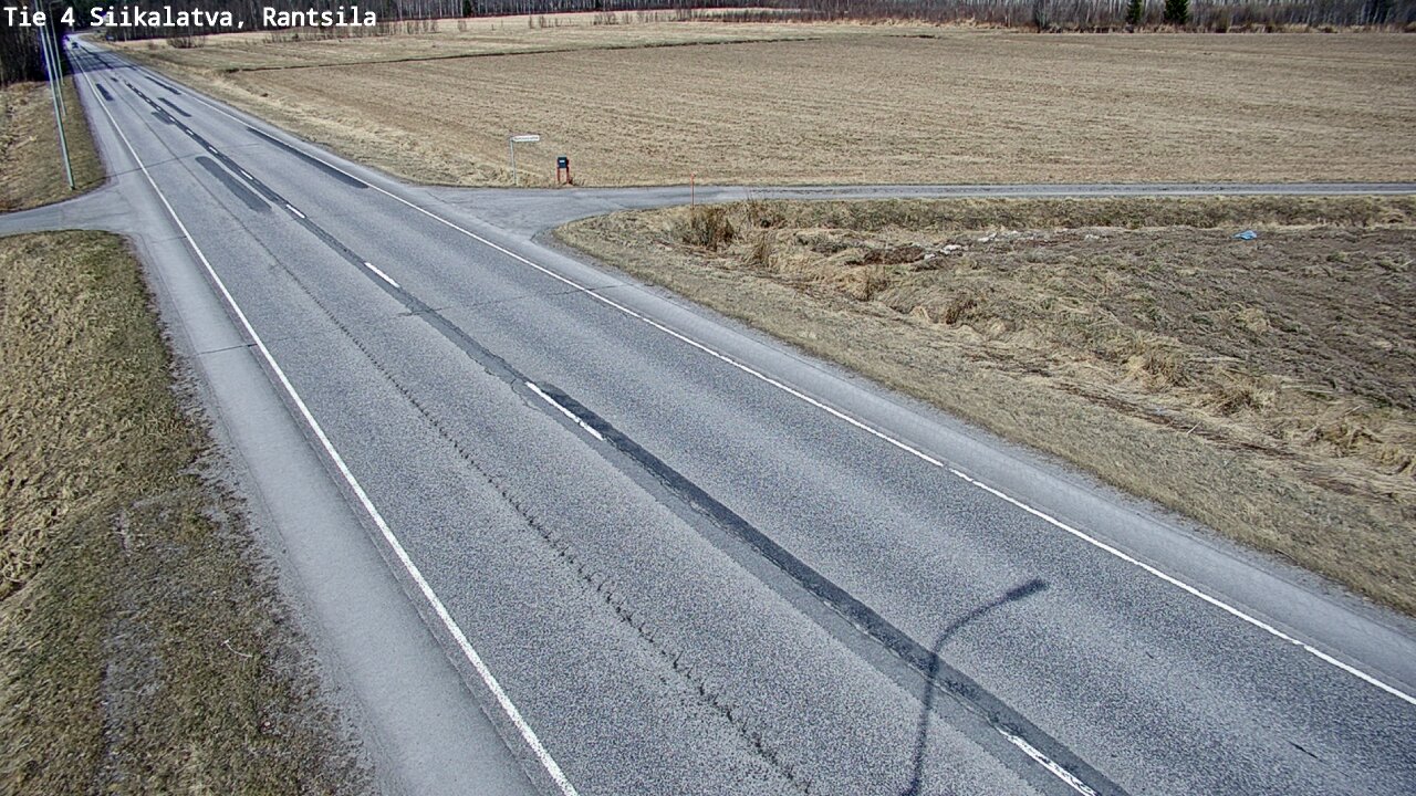 Weather Camera Image Road 4 Siikalatva, Rantsila, Siikalatva, Pohjois-Pohjanmaa