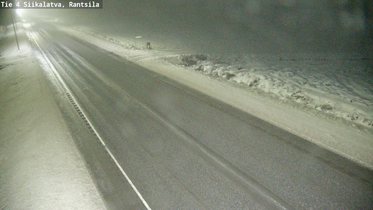 Weather Camera Image Väg 4 Siikalatva, Rantsila, Siikalatva, Pohjois-Pohjanmaa