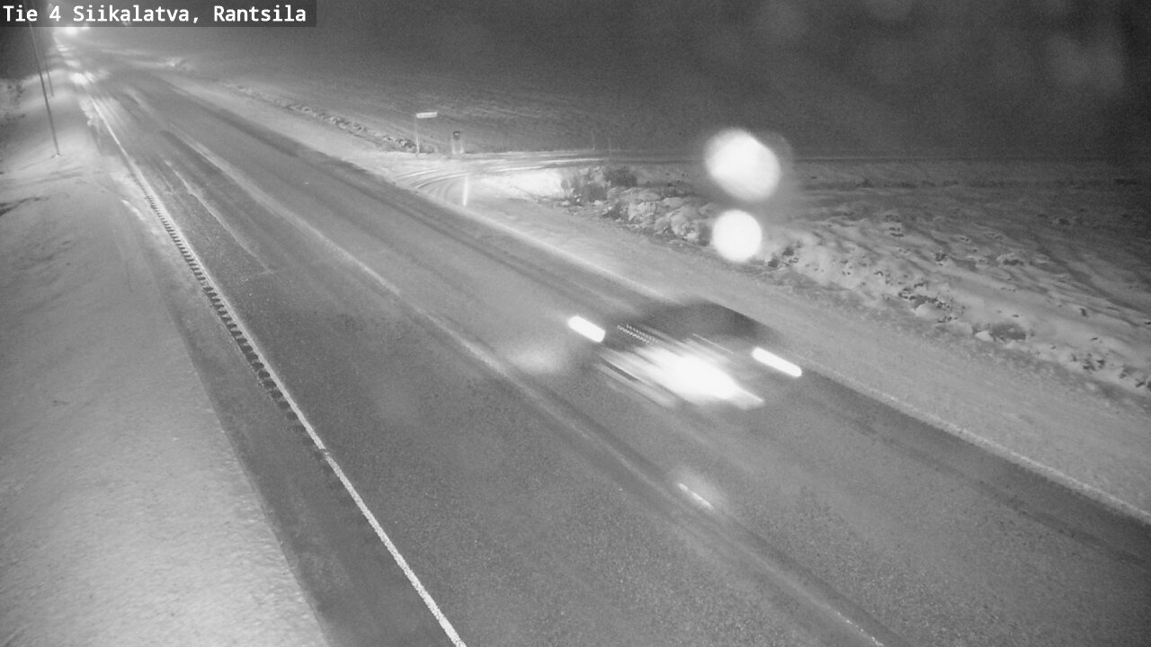 Weather Camera Image Väg 4 Siikalatva, Rantsila, Siikalatva, Pohjois-Pohjanmaa