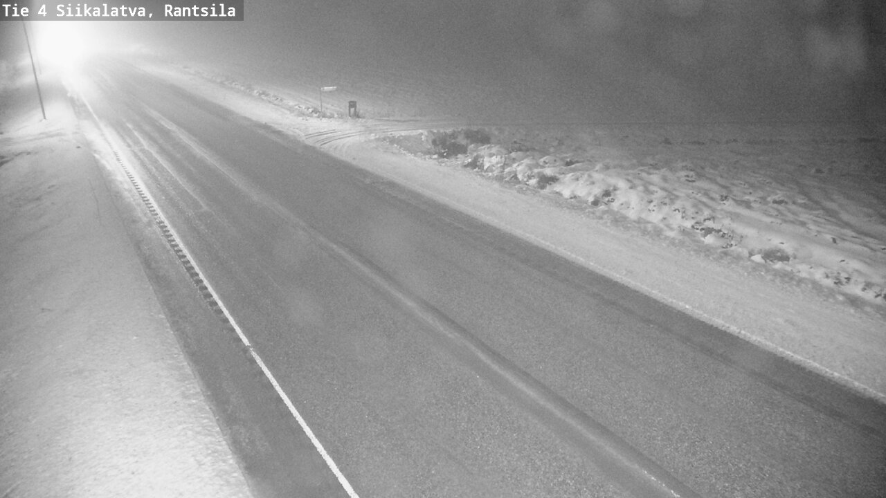 Weather Camera Image Väg 4 Siikalatva, Rantsila, Siikalatva, Pohjois-Pohjanmaa