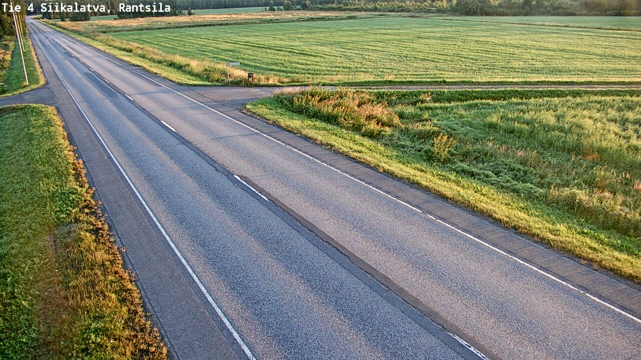 Weather Camera Image Road 4 Siikalatva, Rantsila, Siikalatva, Pohjois-Pohjanmaa