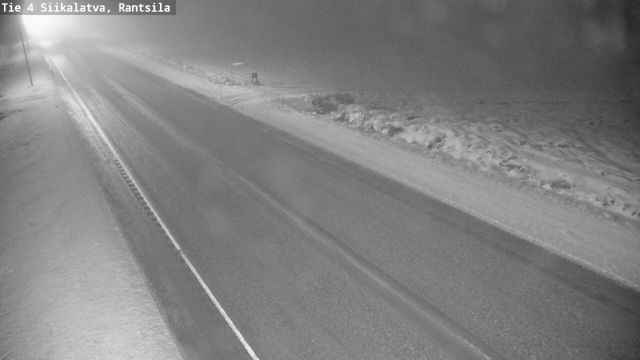 Weather Camera Image Väg 4 Siikalatva, Rantsila, Siikalatva, Pohjois-Pohjanmaa