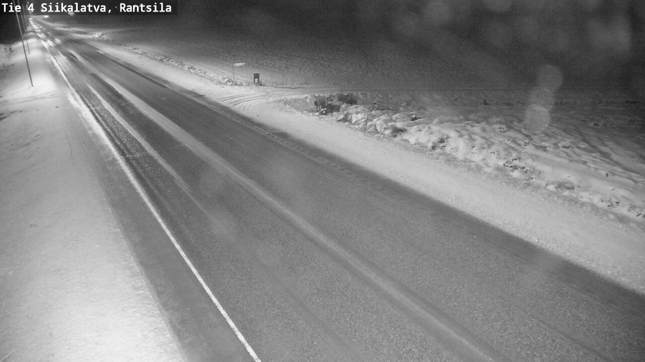 Weather Camera Image Väg 4 Siikalatva, Rantsila, Siikalatva, Pohjois-Pohjanmaa
