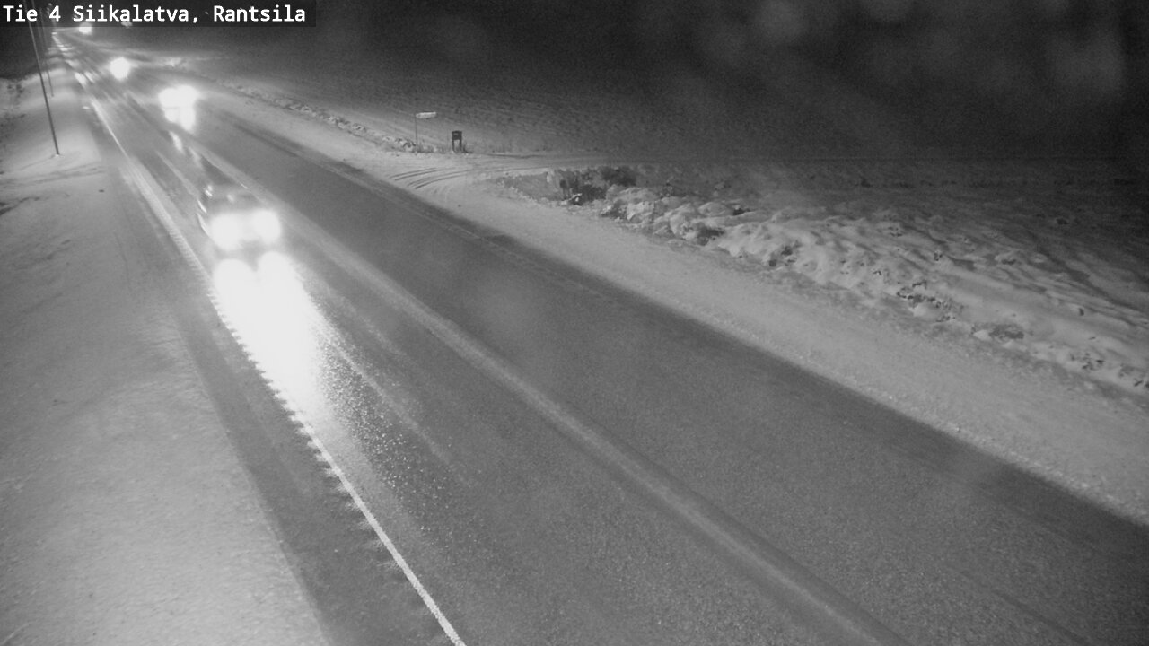 Weather Camera Image Väg 4 Siikalatva, Rantsila, Siikalatva, Pohjois-Pohjanmaa