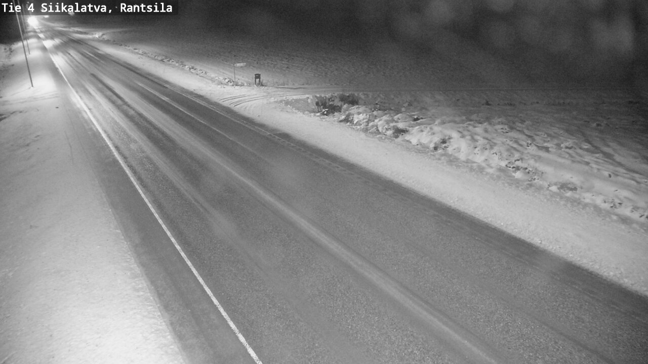 Weather Camera Image Väg 4 Siikalatva, Rantsila, Siikalatva, Pohjois-Pohjanmaa