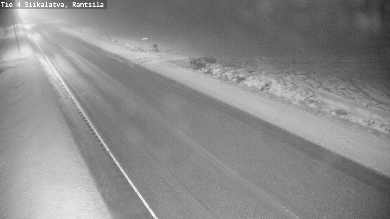 Weather Camera Image Väg 4 Siikalatva, Rantsila, Siikalatva, Pohjois-Pohjanmaa