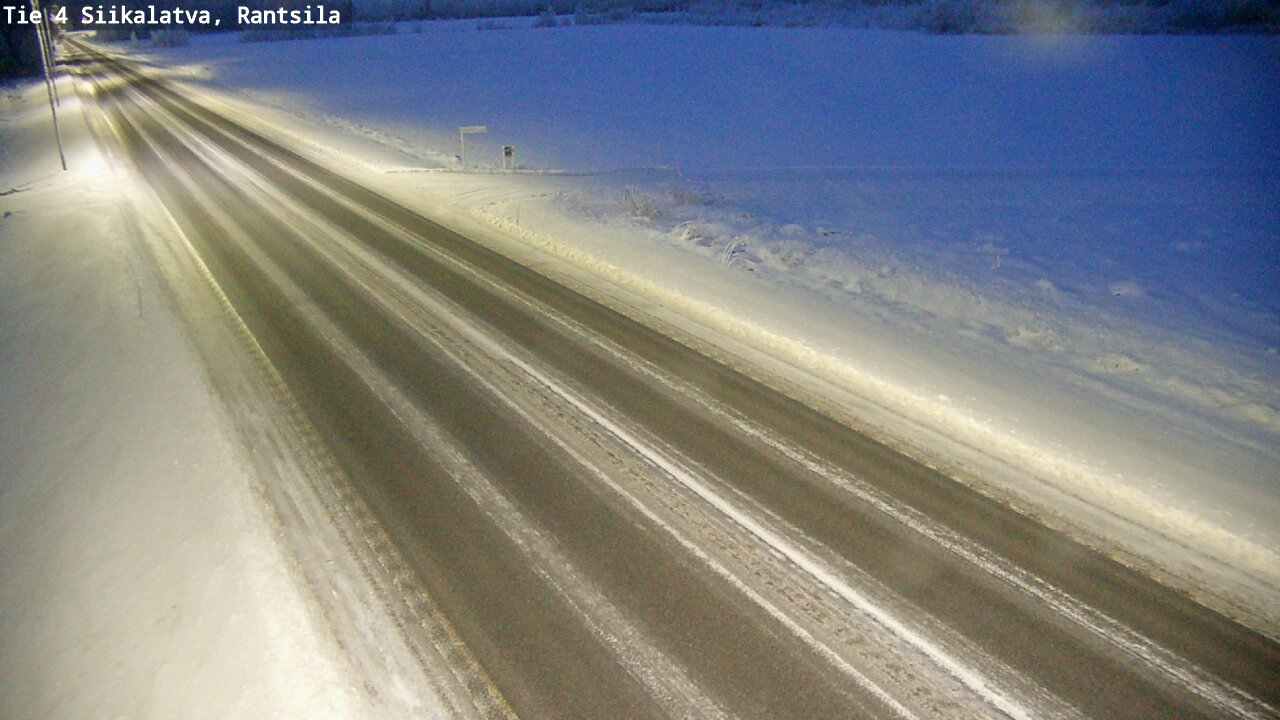 Weather Camera Image Road 4 Siikalatva, Rantsila, Siikalatva, Pohjois-Pohjanmaa
