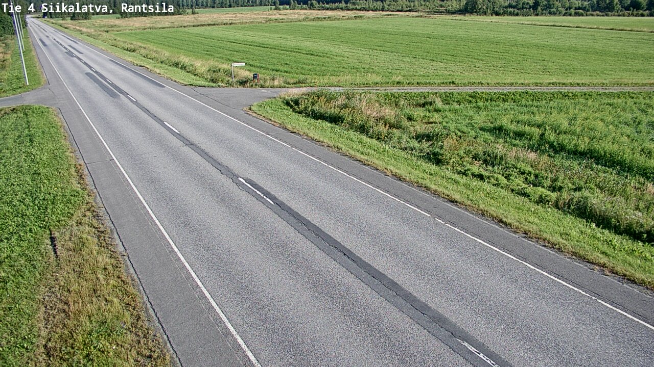 Weather Camera Image Väg 4 Siikalatva, Rantsila, Siikalatva, Pohjois-Pohjanmaa