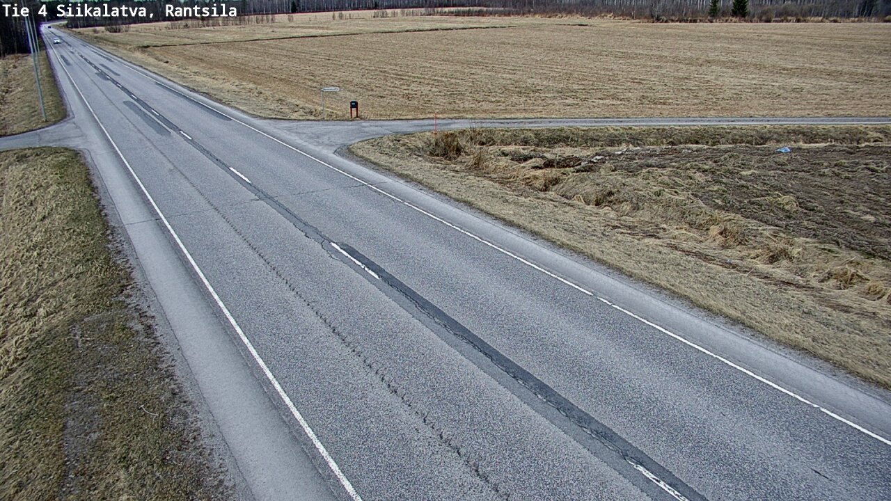 Weather Camera Image Väg 4 Siikalatva, Rantsila, Siikalatva, Pohjois-Pohjanmaa