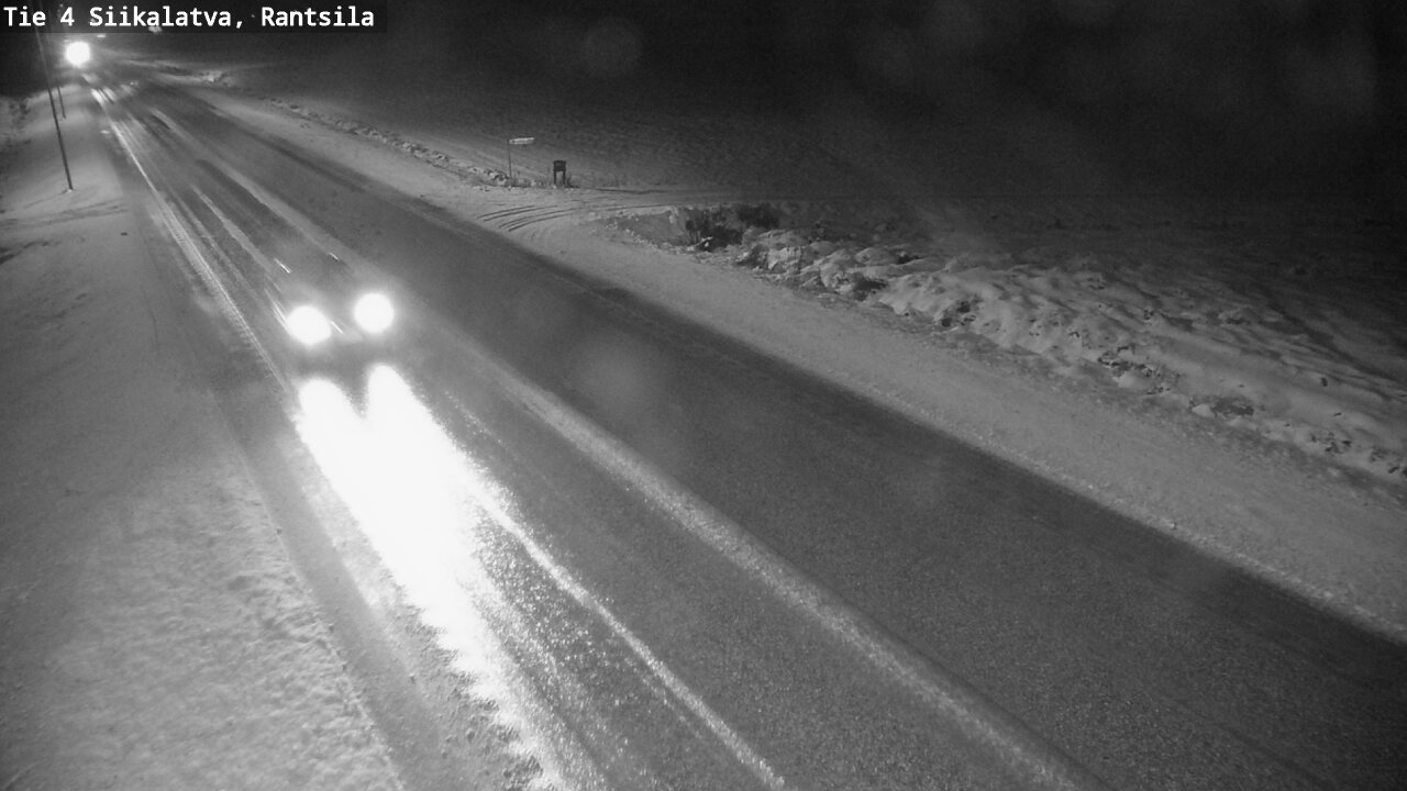 Weather Camera Image Väg 4 Siikalatva, Rantsila, Siikalatva, Pohjois-Pohjanmaa