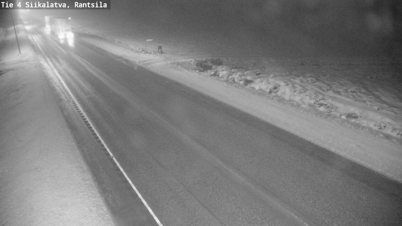Weather Camera Image Väg 4 Siikalatva, Rantsila, Siikalatva, Pohjois-Pohjanmaa