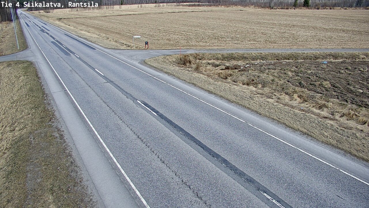 Weather Camera Image Road 4 Siikalatva, Rantsila, Siikalatva, Pohjois-Pohjanmaa
