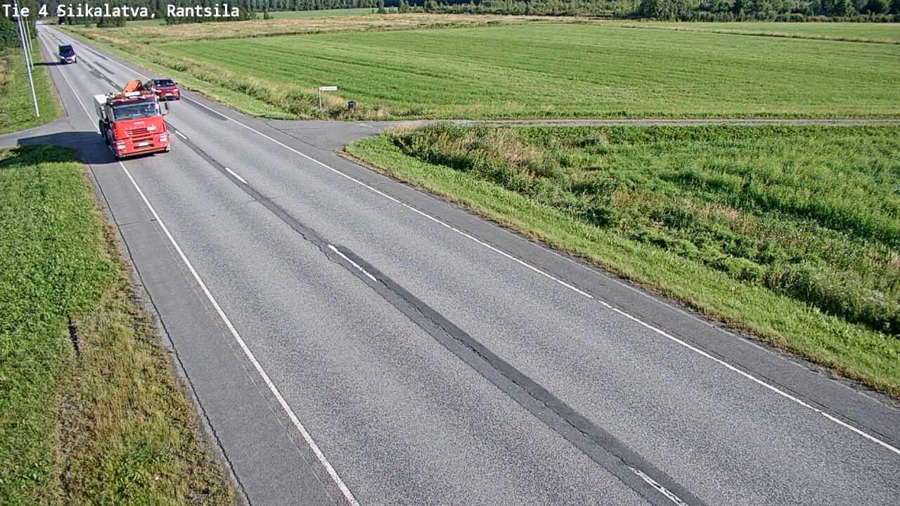 Weather Camera Image Väg 4 Siikalatva, Rantsila, Siikalatva, Pohjois-Pohjanmaa