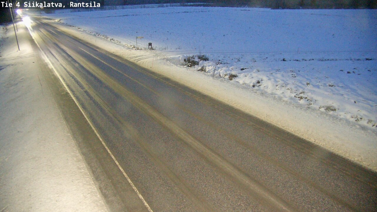 Weather Camera Image Väg 4 Siikalatva, Rantsila, Siikalatva, Pohjois-Pohjanmaa