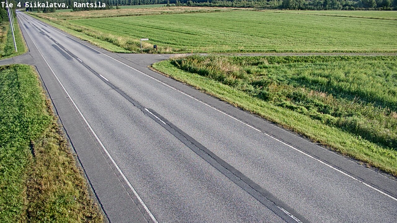 Weather Camera Image Road 4 Siikalatva, Rantsila, Siikalatva, Pohjois-Pohjanmaa