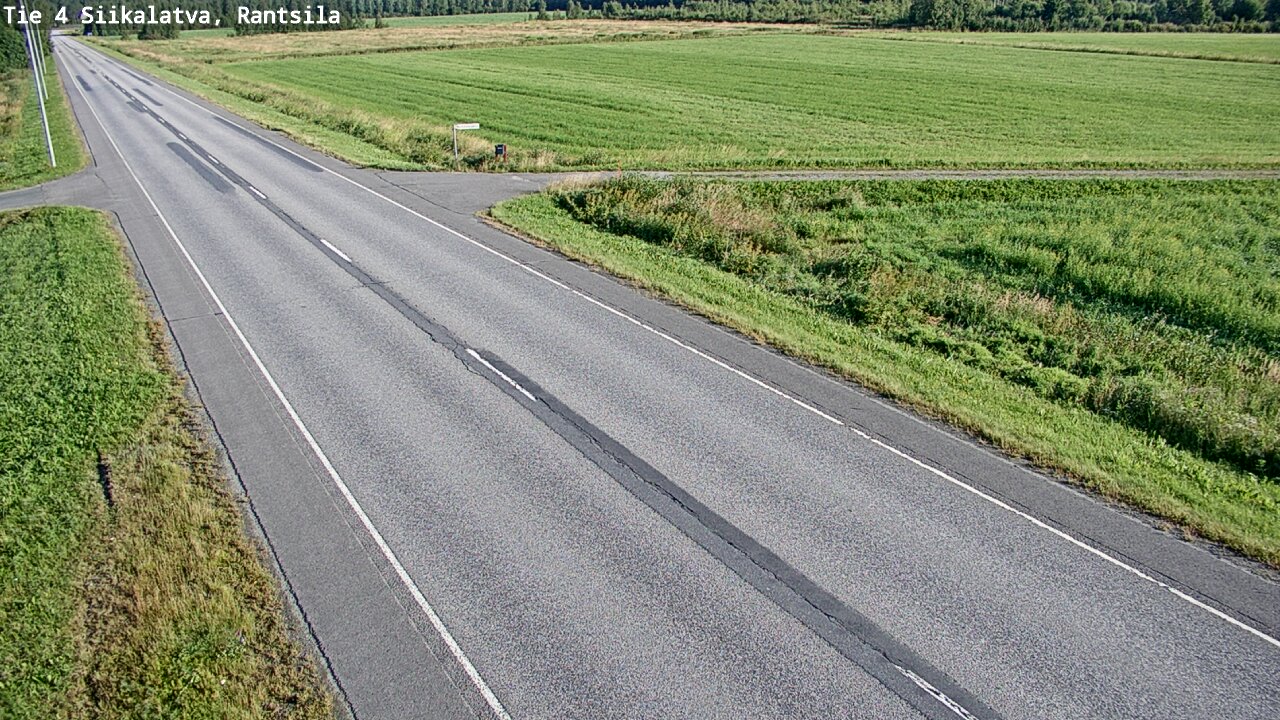Weather Camera Image Väg 4 Siikalatva, Rantsila, Siikalatva, Pohjois-Pohjanmaa