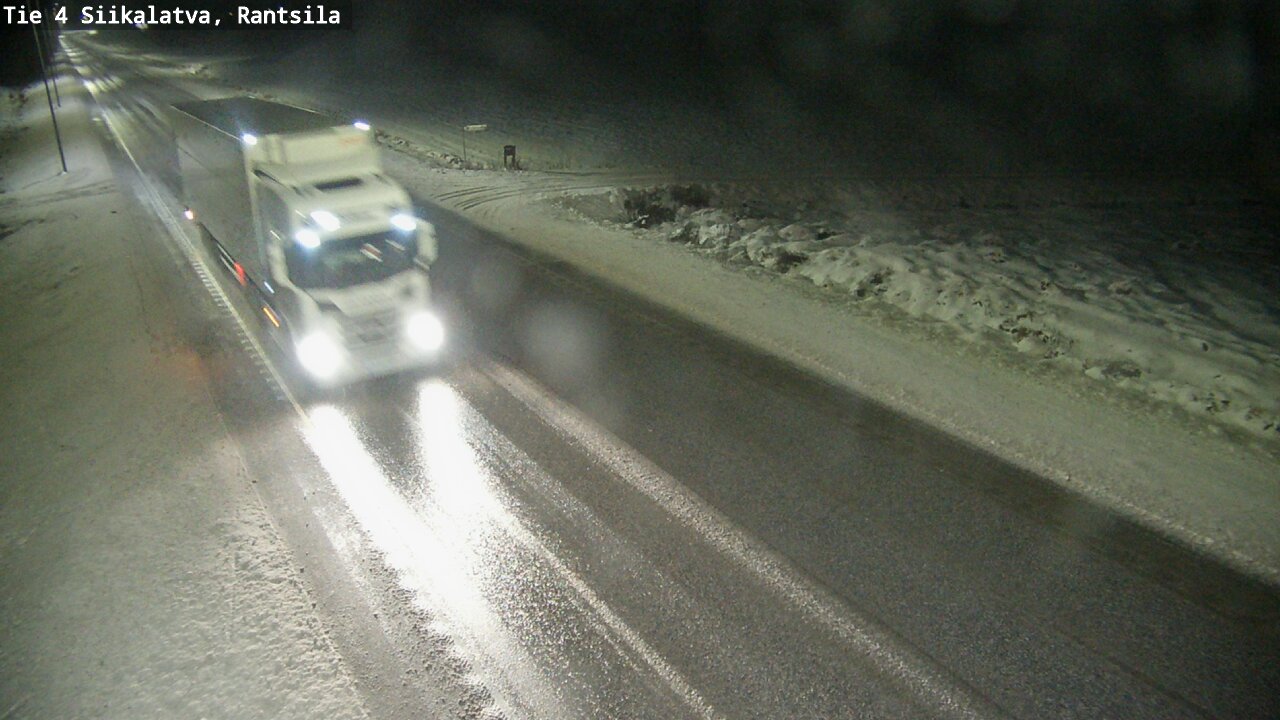 Weather Camera Image Väg 4 Siikalatva, Rantsila, Siikalatva, Pohjois-Pohjanmaa