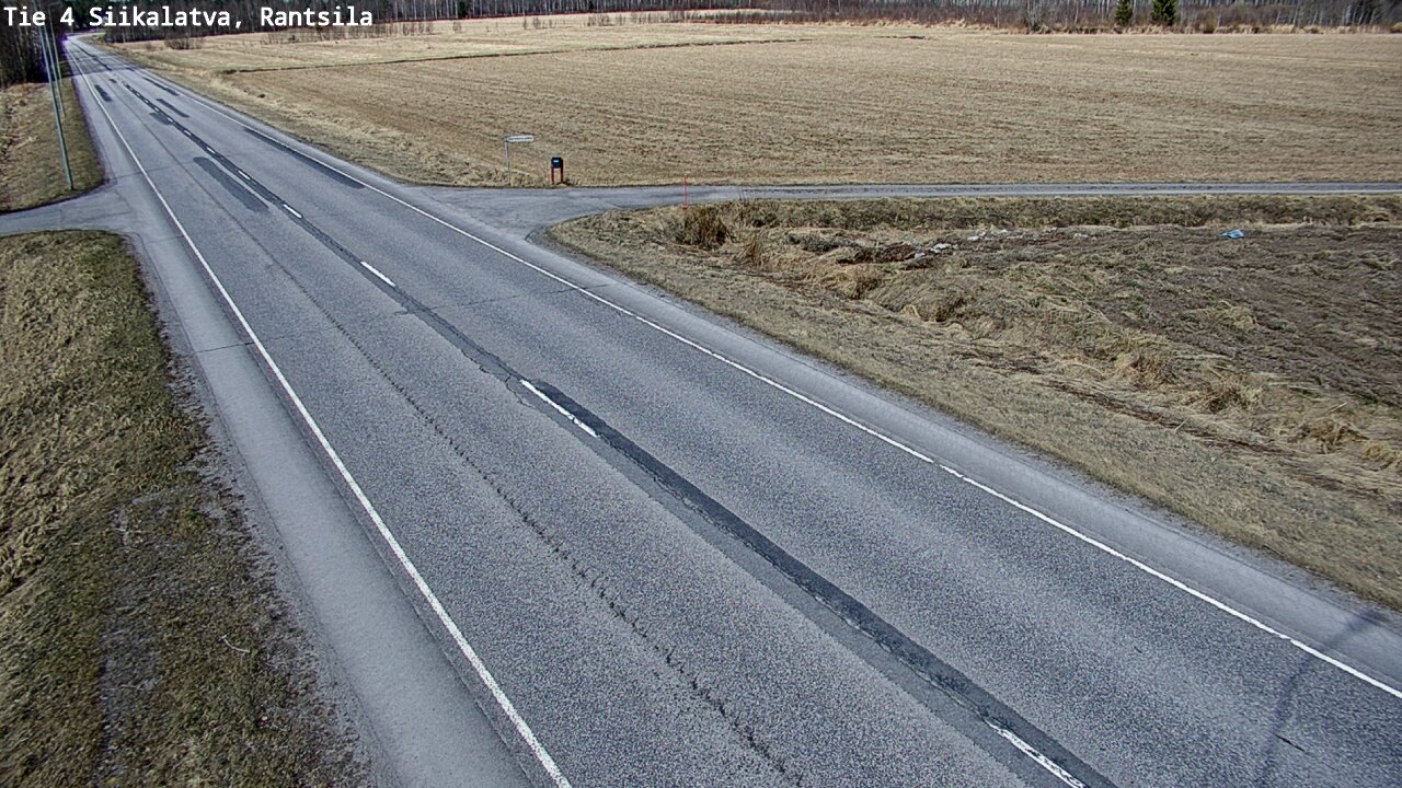 Weather Camera Image Väg 4 Siikalatva, Rantsila, Siikalatva, Pohjois-Pohjanmaa