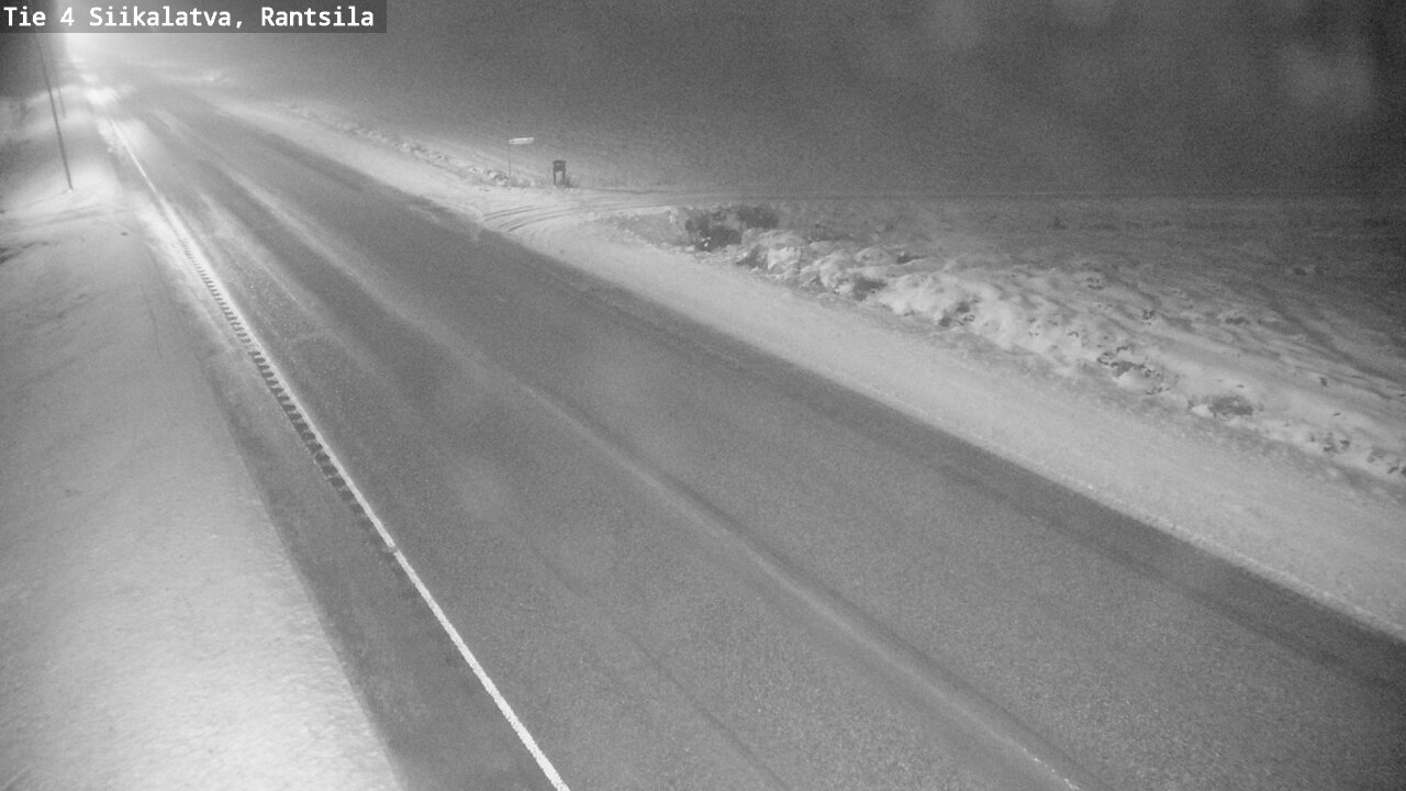 Weather Camera Image Väg 4 Siikalatva, Rantsila, Siikalatva, Pohjois-Pohjanmaa