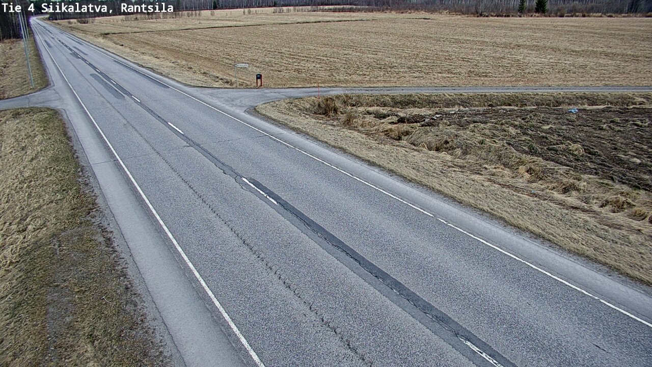 Weather Camera Image Road 4 Siikalatva, Rantsila, Siikalatva, Pohjois-Pohjanmaa