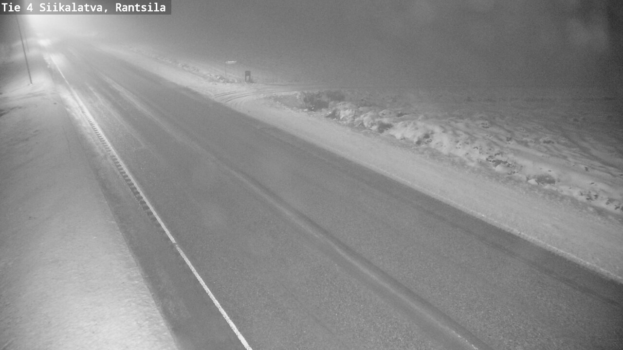Weather Camera Image Väg 4 Siikalatva, Rantsila, Siikalatva, Pohjois-Pohjanmaa