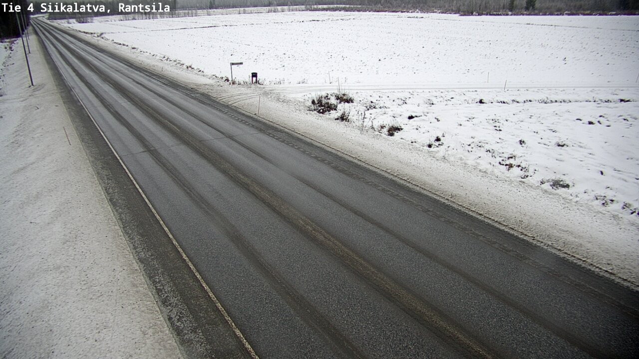 Weather Camera Image Väg 4 Siikalatva, Rantsila, Siikalatva, Pohjois-Pohjanmaa