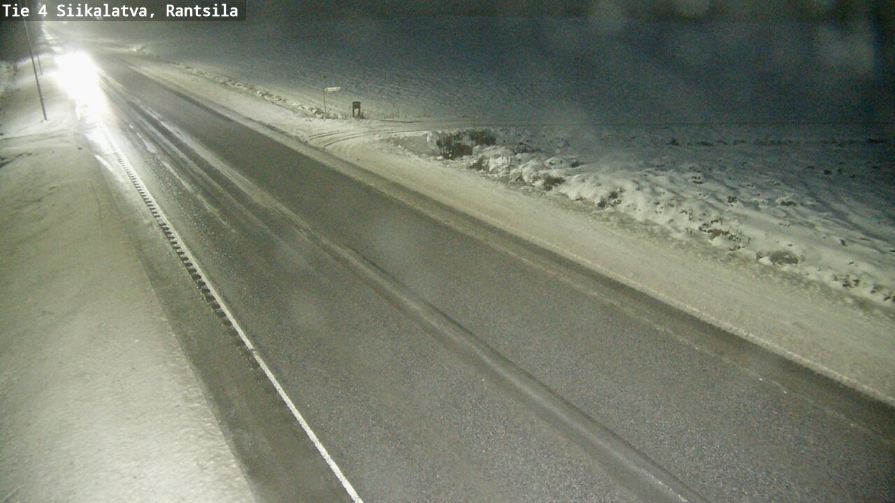 Weather Camera Image Väg 4 Siikalatva, Rantsila, Siikalatva, Pohjois-Pohjanmaa