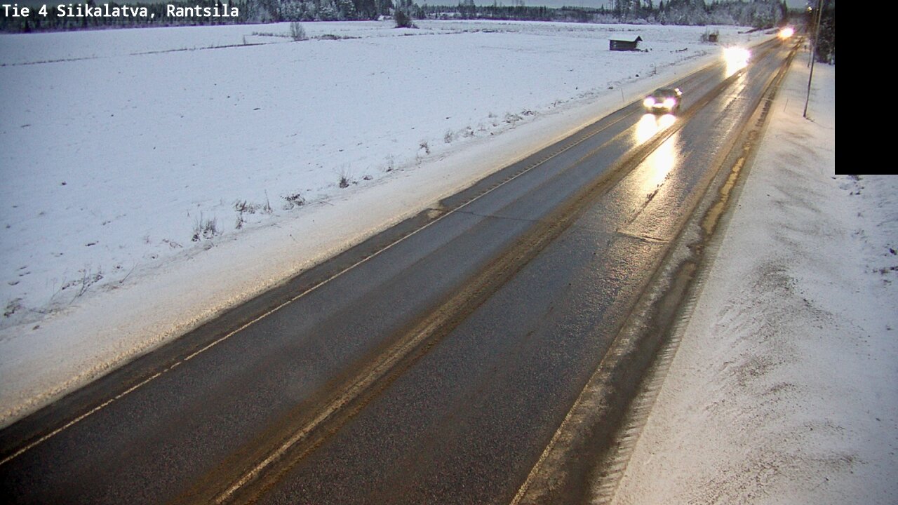 Weather Camera Image Väg 4 Siikalatva, Rantsila, Siikalatva, Pohjois-Pohjanmaa