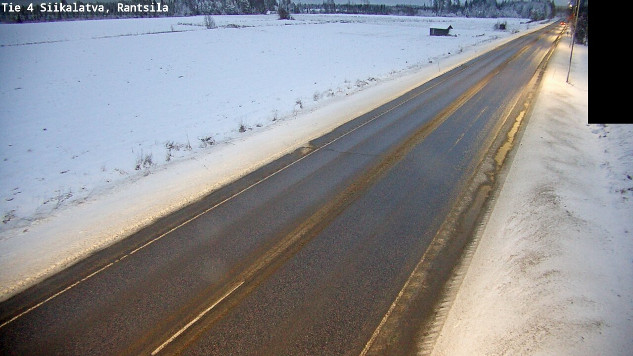 Weather Camera Image Väg 4 Siikalatva, Rantsila, Siikalatva, Pohjois-Pohjanmaa