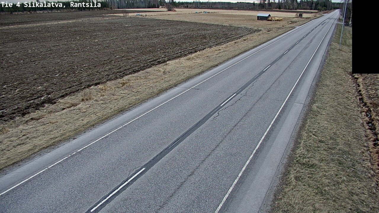 Weather Camera Image Väg 4 Siikalatva, Rantsila, Siikalatva, Pohjois-Pohjanmaa