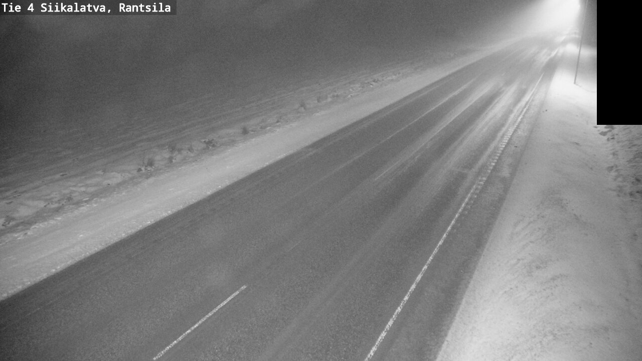 Weather Camera Image Väg 4 Siikalatva, Rantsila, Siikalatva, Pohjois-Pohjanmaa