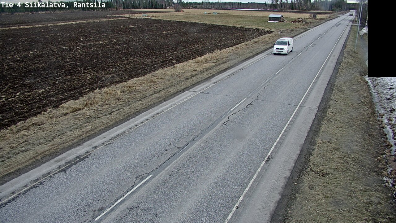 Weather Camera Image Väg 4 Siikalatva, Rantsila, Siikalatva, Pohjois-Pohjanmaa